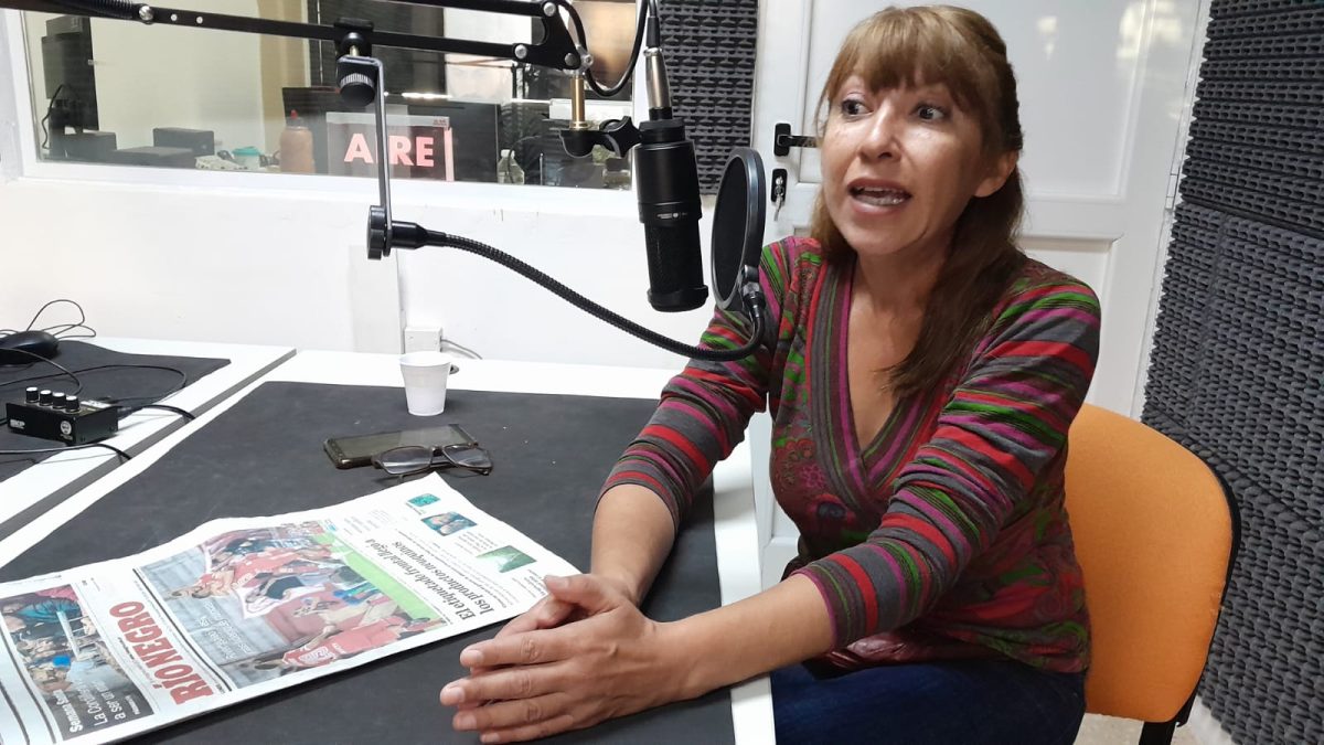 Patricia Jure, candidata a gobernadora de Neuquén por el FIT, visitó el estudio de RÍO NEGRO RADIO.