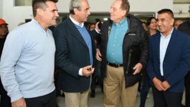 El diputado nacional Carlos Heller participó de una charla en la UNC con los dirigentes neuquinos del Frente de Todos (Gentileza)