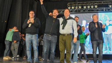 Ya con el 94% de las mesas escrutadas, Buteler obtuvo el 42% de los votos. Foto: Juan Thomes.