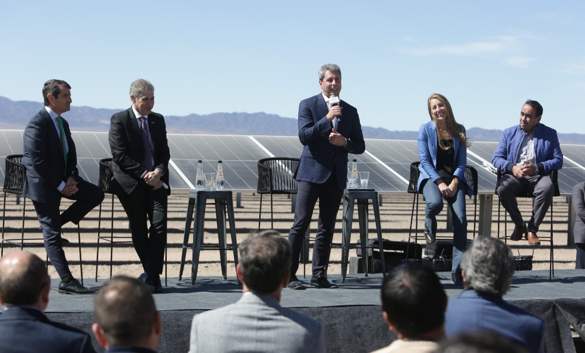 El Parque Solar Zonda aportará 100 MW de energía renovable al sistema nacional. Foto: gentileza. 
