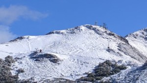 Video: mirá qué maravilla esta nevada de otoño en un centro de esquí de la Patagonia