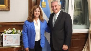 La intendenta electa de Catriel se reunió con Alberto Fernández en Buenos Aires
