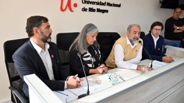 Anselmo Torres buscará la reelección en la Universidad Nacional de Río Negro. Foto Marcelo Ochoa.