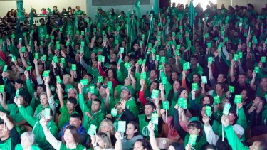 El Congreso vot´po a favor de un paro provincial para el 30 de mayo. Foto Gentileza