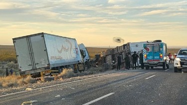 El accidente se produjo alrededor de las 18. Foto: Catriel25noticias.