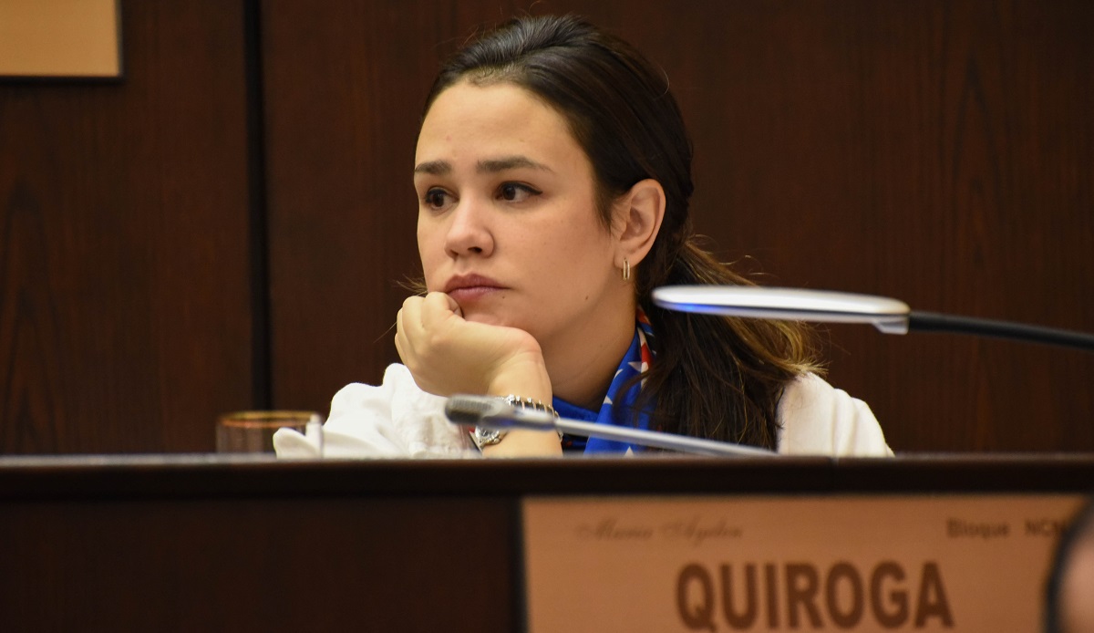 La legisladora es hija del fallecido Horacio Quiroga. (Archivo)