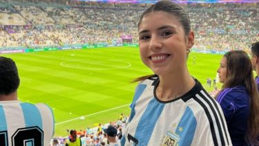 Camila Mayan acompañó a Alexis MacAllister al Mundial en Qatar, pero pocos días después se separaron.-