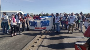 El reclamo comenzó a las 10, a la altura de Barda del Medio. 