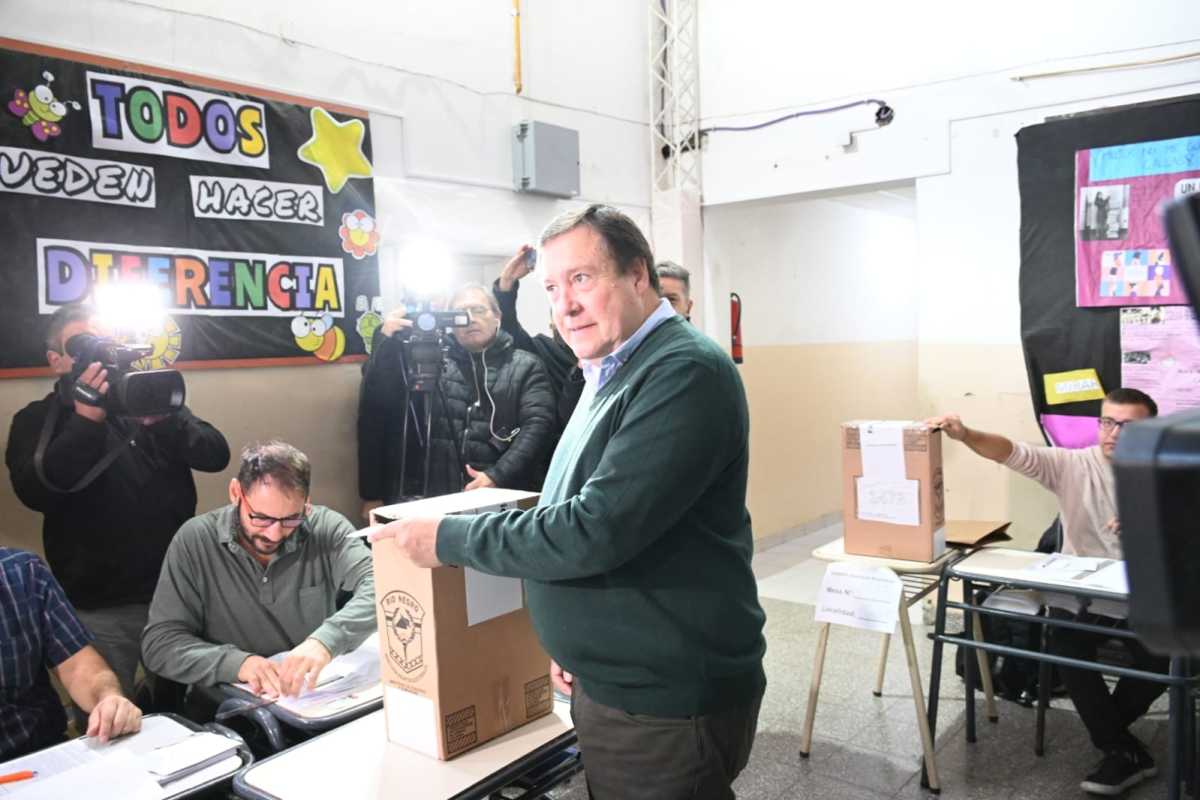 Votó Alberto Weretilneck y opinó sobre lo conflictos salariales en Río ...