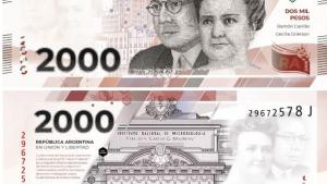 Pusieron en circulación el billete de 2000 pesos: ¿cuándo llega a los cajeros automáticos?