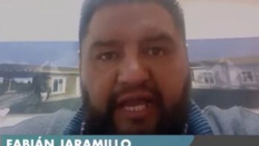 Fabián Jaramillo en entrevistas con medios de comunicación hace unos meses. foto: captura