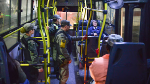 Gendarmes fueron desplegados en 40 líneas de colectivos del conurbano bonaerense