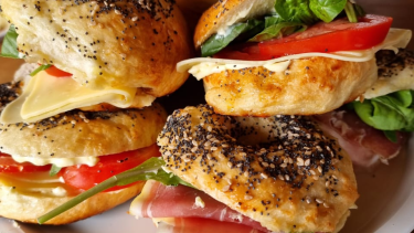 Tentate con estos bagels salados fáciles de hacer