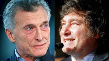 Mauricio Macri y Javier Milei se reunieron por la fiscalización del balotaje del domingo 19 de noviembre. Foto archivo. 