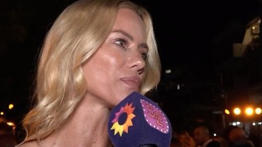 Nicole Neumann se mostró ofuscada por las declaraciones de Fabián Cubero respecto de su hija Indiana.-