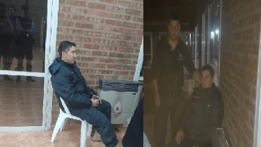 El oficial Damián Rodríguez rescató a una joven tras arrojarse del puente de Neuquén- Cipolletti. Foto: facebook