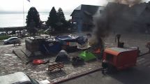 Imagen de La protesta policial en Bariloche lleva 21 días: hay una denuncia por la quema de gomas