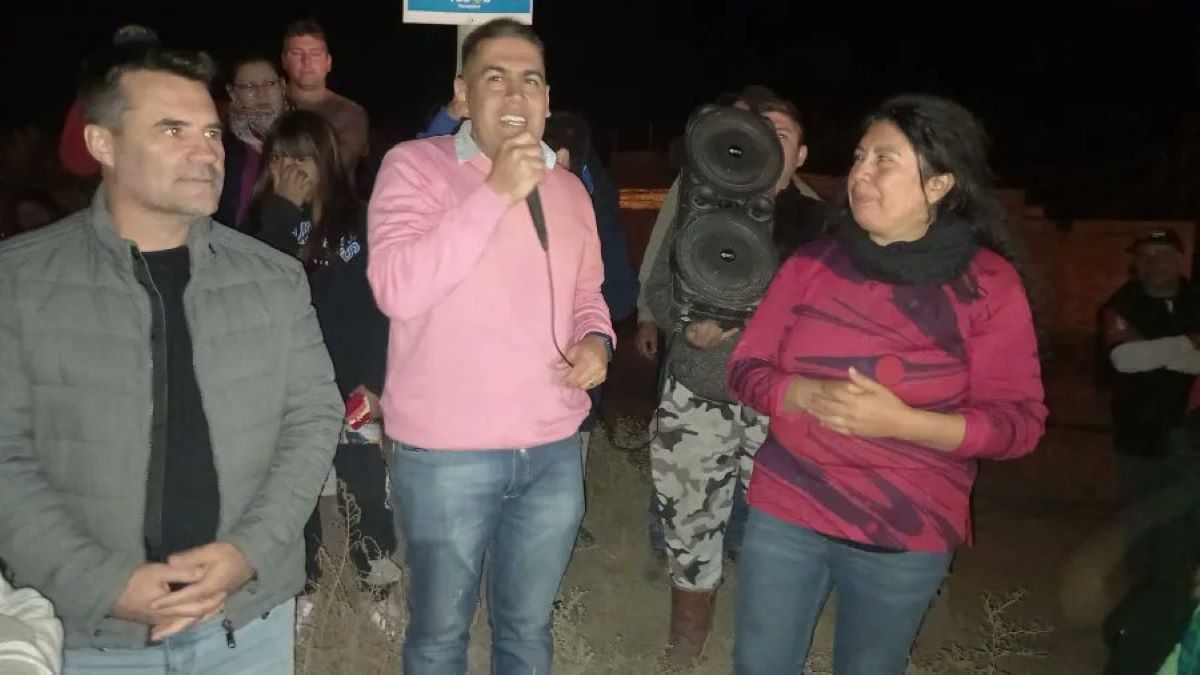 Gonzalo Núnez, candidato electo de un municipio clave para Vaca Muerta. Foto: Gentileza Twitter @dariomartinezpj 
