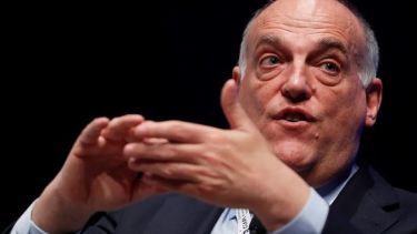 Javier Tebas, presidente de LaLiga, habló sobre el posible regreso de Messi a Barcelona. Foto: EFE