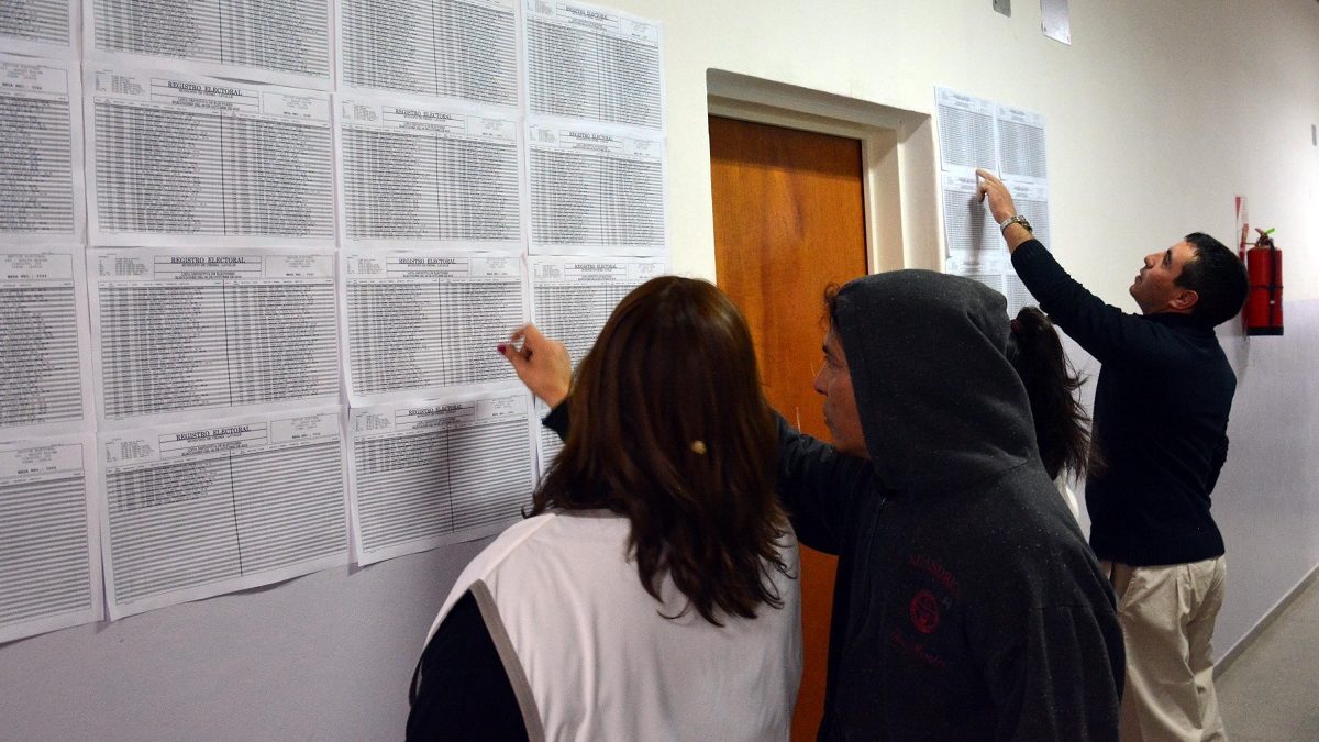 El padrón de Río Negro creció un 6,10% y escaló un puesto en el ranking de las provincias con mayor cantidad de votantes habilitados. Foto: archivo/Marcelo Ochoa.