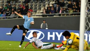 Mundial Sub 20: un contundente Uruguay goleó a Irak en el Diego Maradona de La Plata