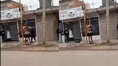 El episodio quedó registrado por testigos. 