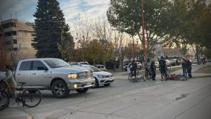 Otro accidente en la bicisenda de Cipolletti: una mujer fue trasladada al hospital
