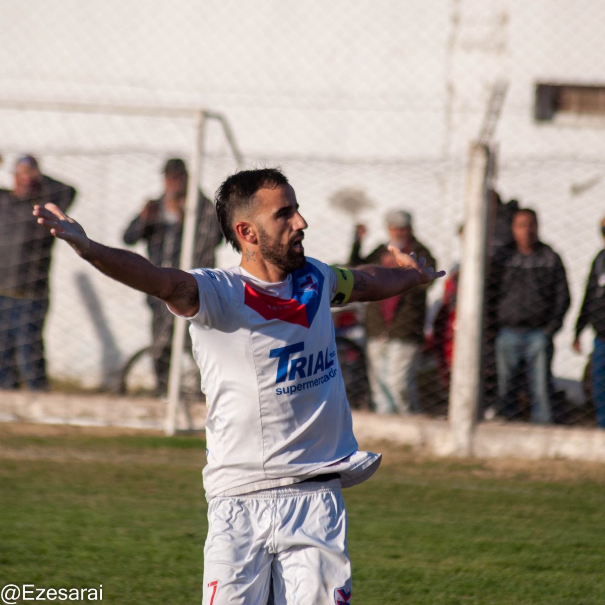 Martín Sánchez anotó 3 goles en el 8 a 0 de Unión a Alto Valle. (Foto: Gentileza El Mago de la Patagonia)