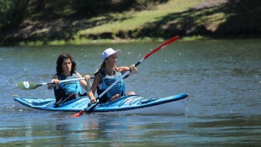 Las clases se desarrollan los sábados en la isla Jordan. Foto. Gentileza.
