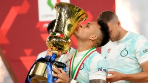 Copa Italia: Con dos goles de Lautaro Martínez, Inter se consagró campeón