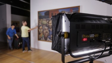 Registro filmico de Google en Malba. (Foto: Mazalán comunicaciones)