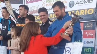 El legislador Casamiquela es un apasionado por el rally. Fue segundo en Bariloche.