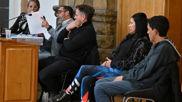 La audiencia de control de acusació nse extendió por casi tres horas. Foto: Chino Leiva