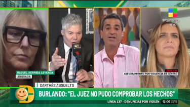 Fernando Burlando reaccionó de manera furiosa al defender a Juan Darthés. 