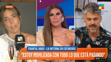 Chantal Abad habló este viernes con "Intrusos", y pidió que se aclaren las cosas con la producción de Cocineros Argentinos.-