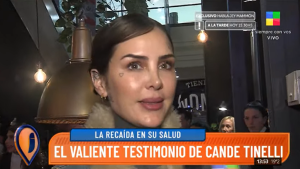 «Tuve una recaída»: qué enfermedad atraviesa Cande Tinelli
