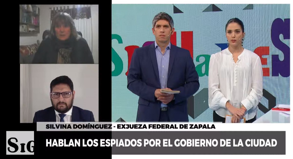 Silvina Domínguez y Pablo Matkovic, en la TV Pública ampliaron detalles del espionaje ilegal. (Captura)