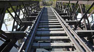 Hace más de un año el tren de pasajeros no circula por la ciudad. Foto: Flor Salto