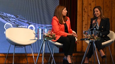 Flavia Royón anunció que está terminado el proyecto de ley regulatorio de la industria del hidrógeno verde. Foto: Chino Leiva