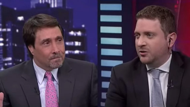 El Kun Agüero intercedió en la pelea entre Eduardo Feinmann y Jonatan Viale. 