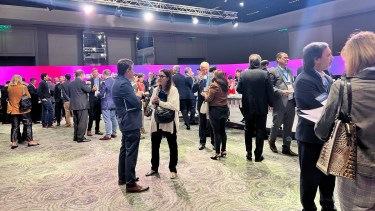 El escenario fue el AmCham Summit 2023, un encuentro organizado por la Cámara de Comercio de los Estados Unidos para celebrar los 200 años de vínculo entre ambos países, que desarrolla en la Ciudad de Buenos Aires. Foto AmCham.