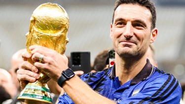 Lionel Scaloni dirigió la Selección Argentina campeona del mundo tras 36 años. Foto: NA/Reuters.