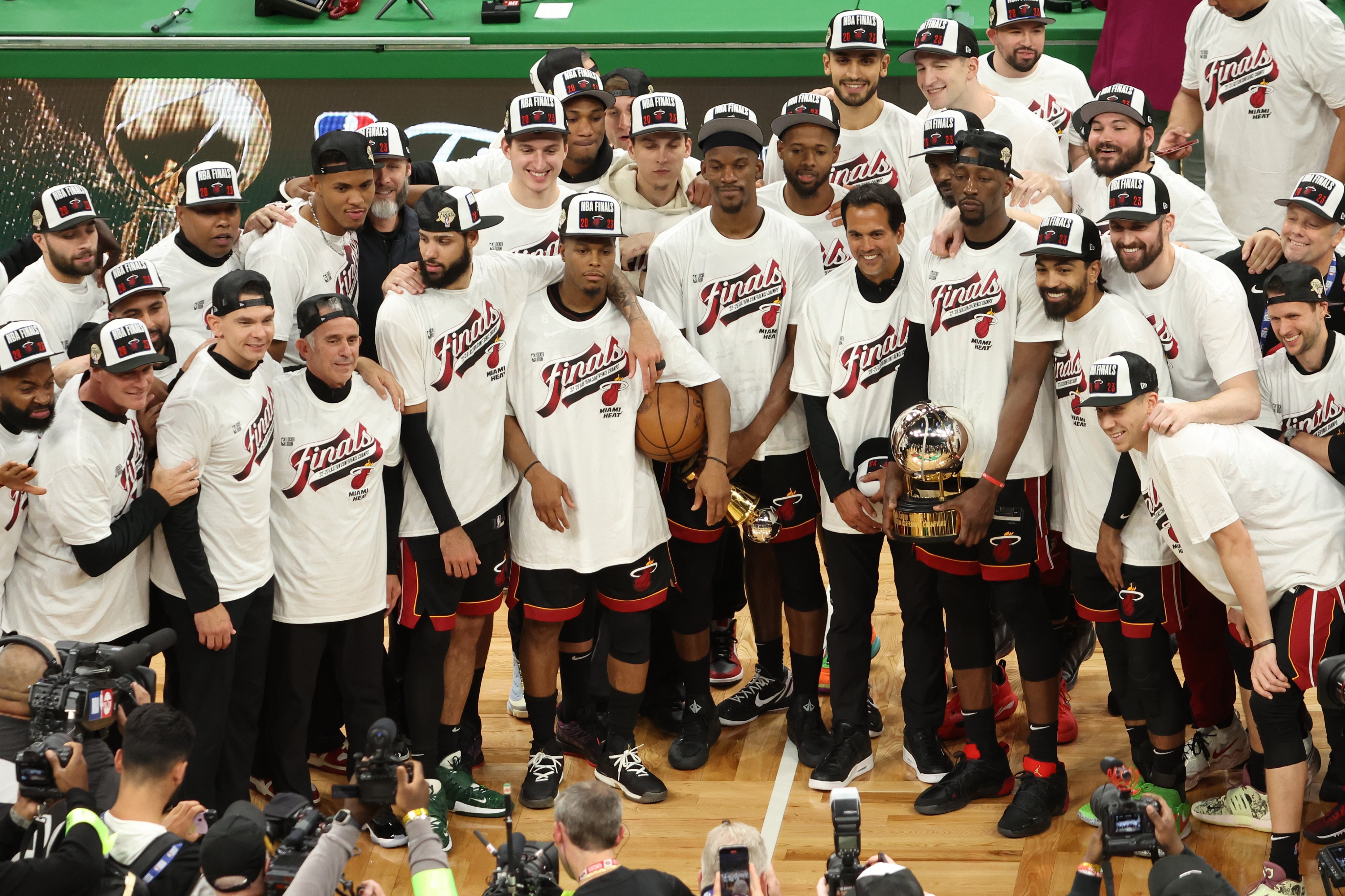 Miami Heat ganó el séptimo duelo en Boston y es finalista de la NBA.