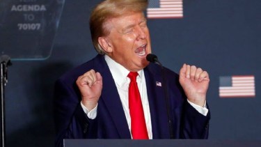 Trump no se hizo presente durante el juicio en su contra. 