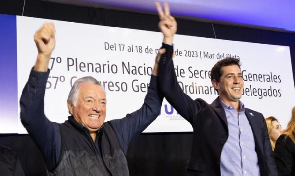 Luis Barrionuevo apoyó la precandidatura presidencial de Wado de Pedro. Foto gentilleza.