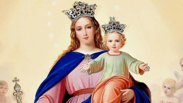 María Auxiliadora es considerada la virgen que venció a Napoléon y restauró la religión en el mundo.-
