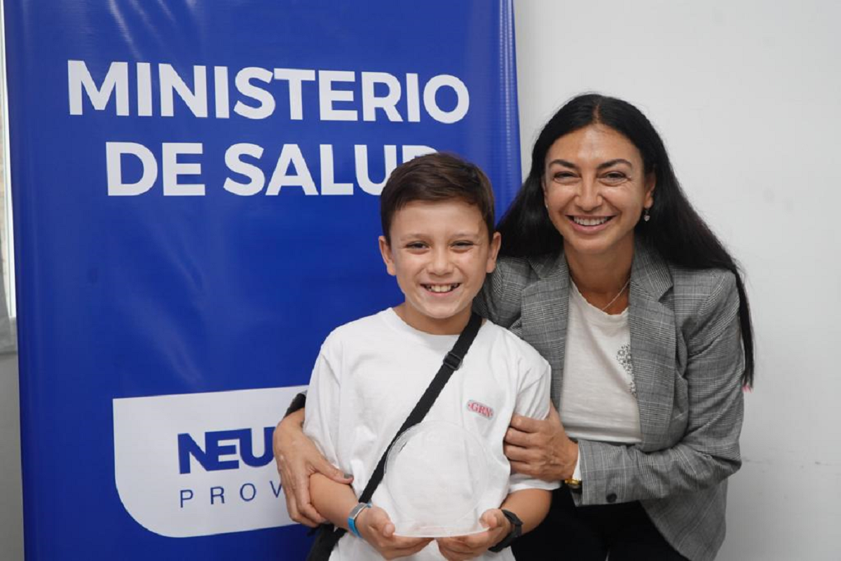 Destacado. Ignacio Martín con la Ministra de Salud de Neuquén, Andrea Peve