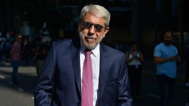 El ministro de Seguridad habló mañana con la prensa y volvió a insistir en una PASO. Foto archivo