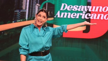 Pamela David volvió a la mañana de "Desayuno Americano", por América. Foto: Infobae.-