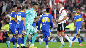 Superclásico: el momento exacto que desató la pelea entre los jugadores de River y Boca